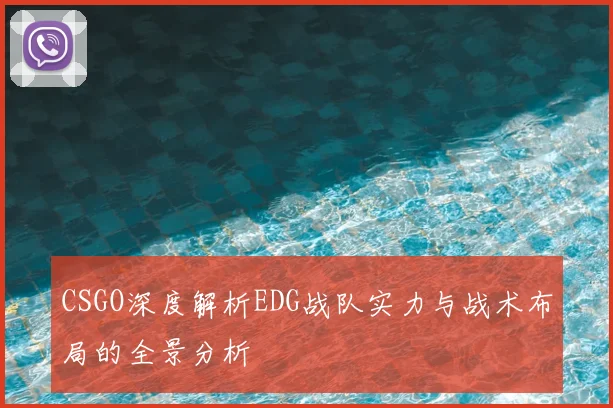 CSGO深度解析EDG战队实力与战术布局的全景分析